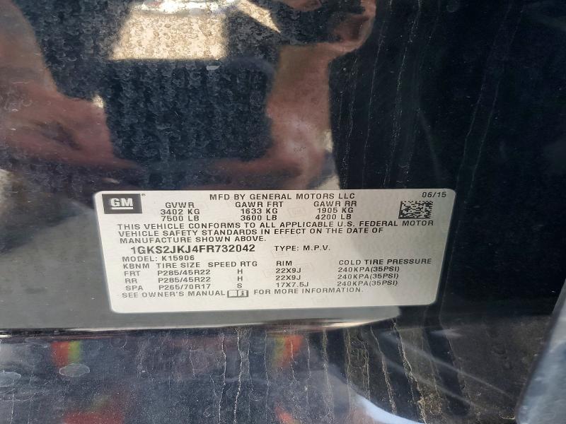 Продажа на аукционе авто 2015 Gmc Yukon Xl, vin: 1GKS2JKJ4FR732042, номер лота: 66779826