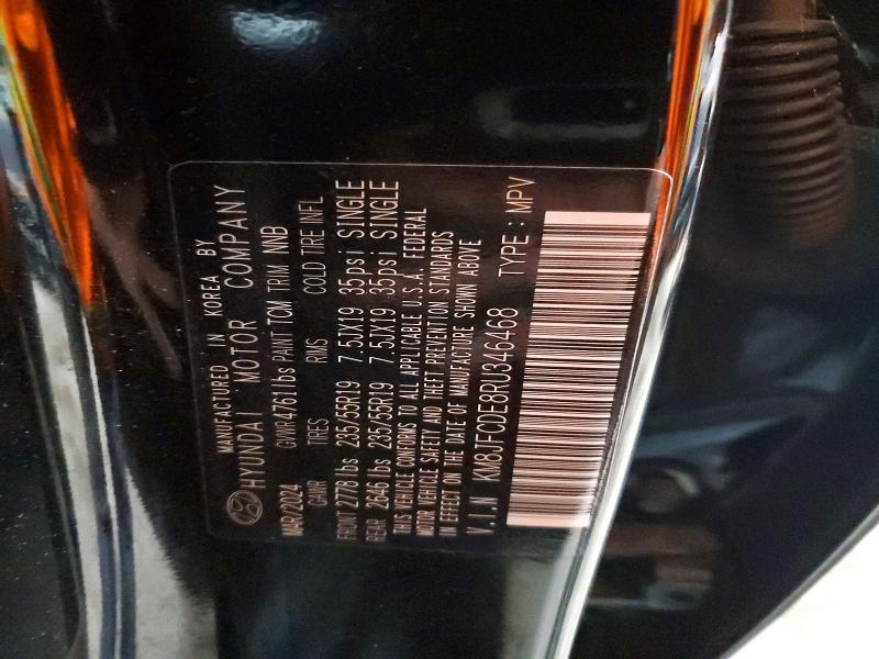 2024 Hyundai Tucson მანქანა იყიდება აუქციონზე, vin: KM8JFCDE8RU346468, აუქციონის ნომერი: 68053316