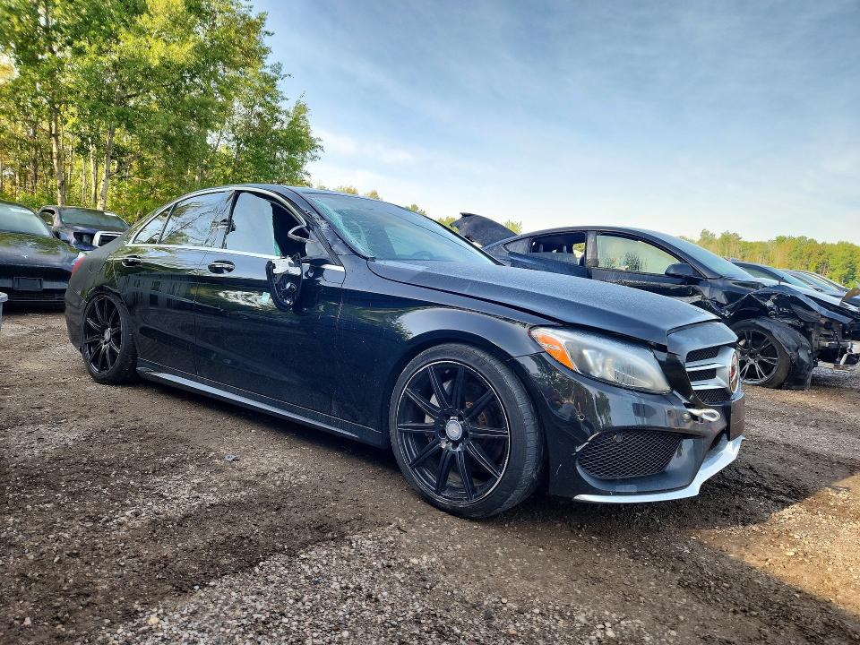 66666806 :رقم المزاد ، 55SWF6GB3FU063296 vin ، 2015 Mercedes-benz C مزاد بيع