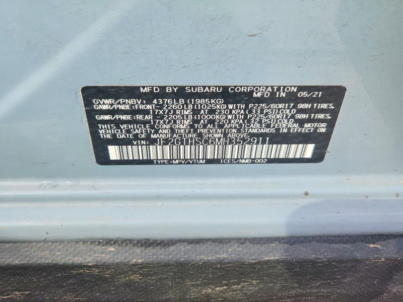 Продажа на аукционе авто 2021 Subaru Crosstrek, vin: JF2GTHSC6MH352911, номер лота: 69345026