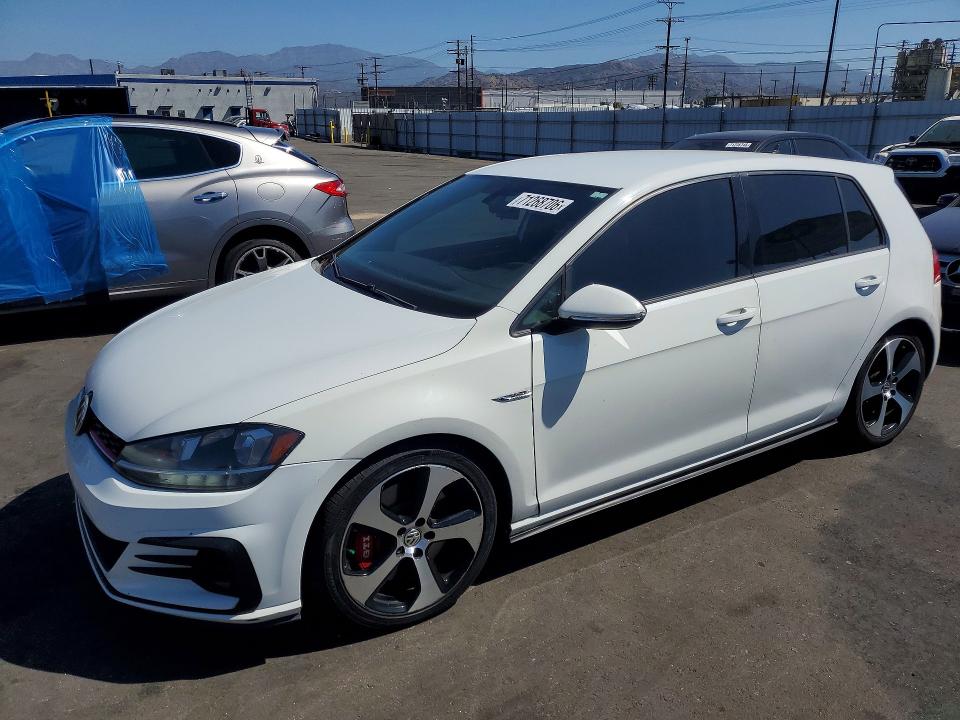 2019 Volkswagen Gti მანქანა იყიდება აუქციონზე, vin: 3VW6T7AU2KM017620, აუქციონის ნომერი: 71268706