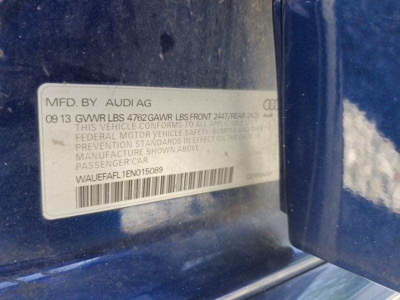 2014 Audi A4 მანქანა იყიდება აუქციონზე, vin: WAUEFAFL1EN015089, აუქციონის ნომერი: 69298176