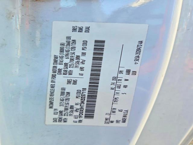Продажа на аукционе авто 2019 Ford F550, vin: 1FD0X5HT3KEE57118, номер лота: 69157396