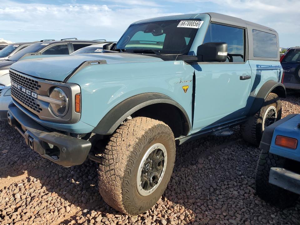 2022 Ford Bronco მანქანა იყიდება აუქციონზე, vin: 1FMDE5CPXNLB43645, აუქციონის ნომერი: 66788856