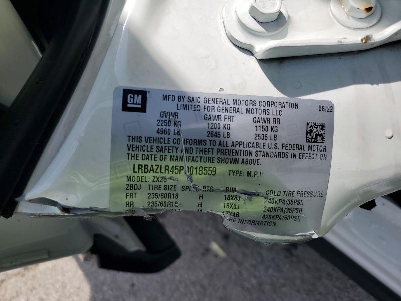 69119036 :رقم المزاد ، LRBAZLR45PD018559 vin ، 2023 Buick Envision مزاد بيع