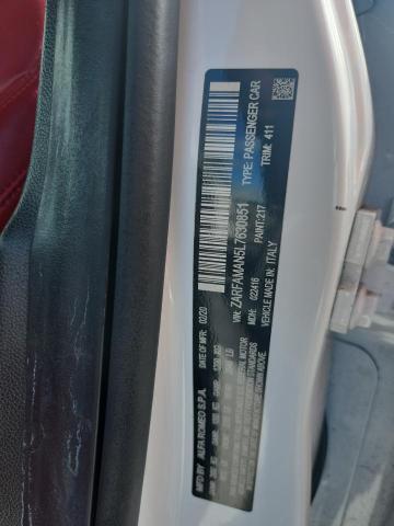 Aukcja sprzedaży 2020 Alfa Romeo Giulia, vin: ZARFAMAN5L7630851, numer aukcji: 67151116