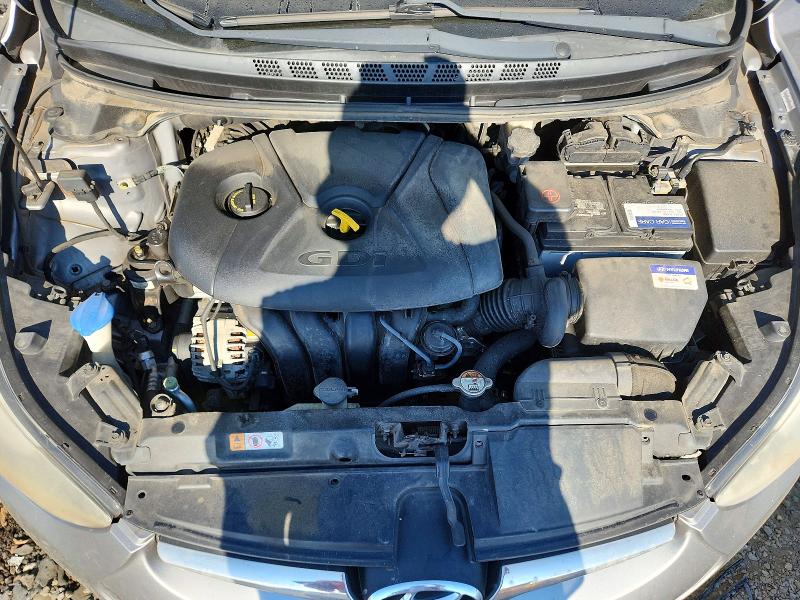 2014 Hyundai Elantra მანქანა იყიდება აუქციონზე, vin: KMHDH4AH6EU049351, აუქციონის ნომერი: 69485946
