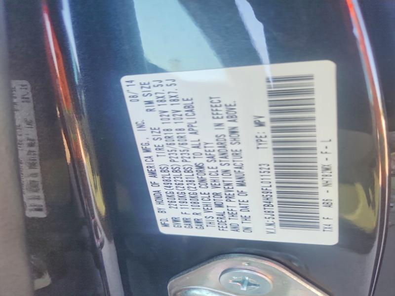 Продаж на аукціоні авто 2015 Acura Rdx, vin: 5J8TB4H59FL011523, номер лоту: 68951606