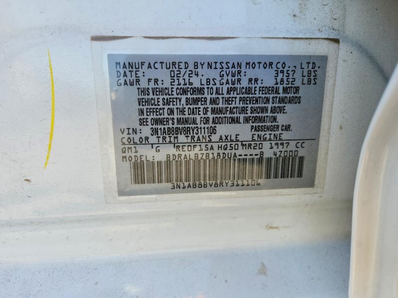 Продаж на аукціоні авто 2024 Nissan Sentra, vin: 3N1AB8BV8RY311106, номер лоту: 67852556