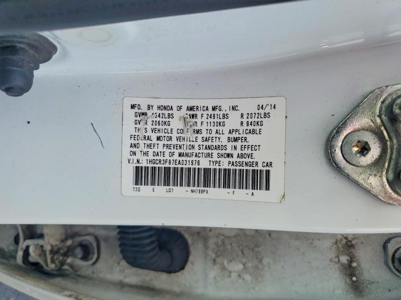Продажа на аукционе авто 2014 Honda Accord, vin: 1HGCR3F87EA031976, номер лота: 67043186