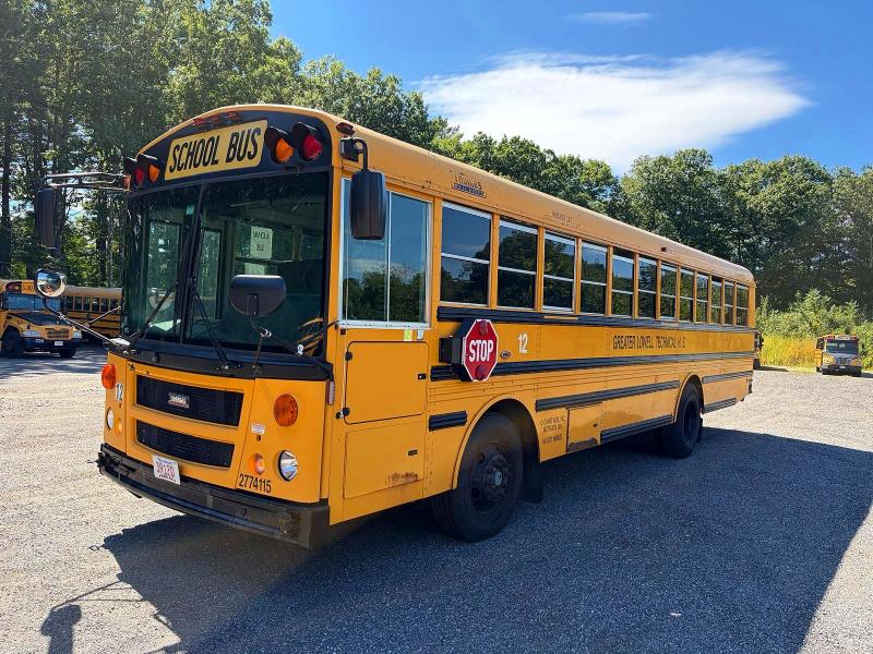 68627486 :رقم المزاد ، 1T88P9E14F1278356 vin ، 2015 Thomas School Bus مزاد بيع