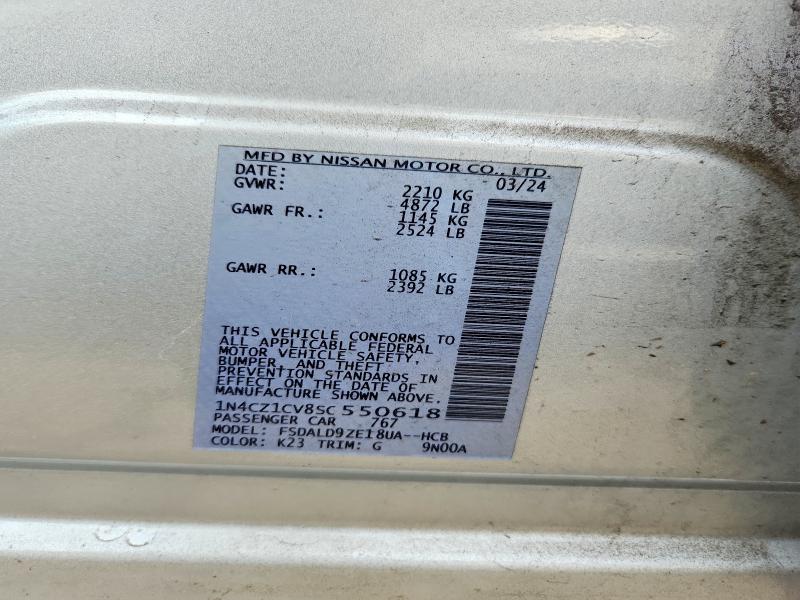 70046866 :رقم المزاد ، 1N4CZ1CV8SC550618 vin ، 2025 Nissan Leaf مزاد بيع