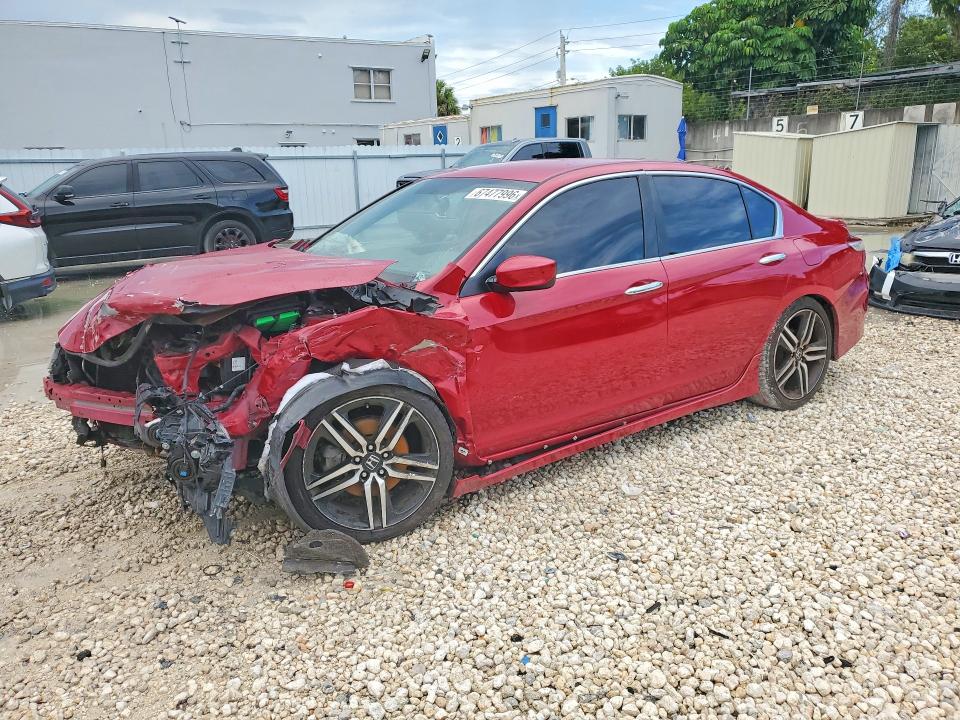 67477996 :رقم المزاد ، 1HGCR2F58HA220138 vin ، 2017 Honda Accord مزاد بيع