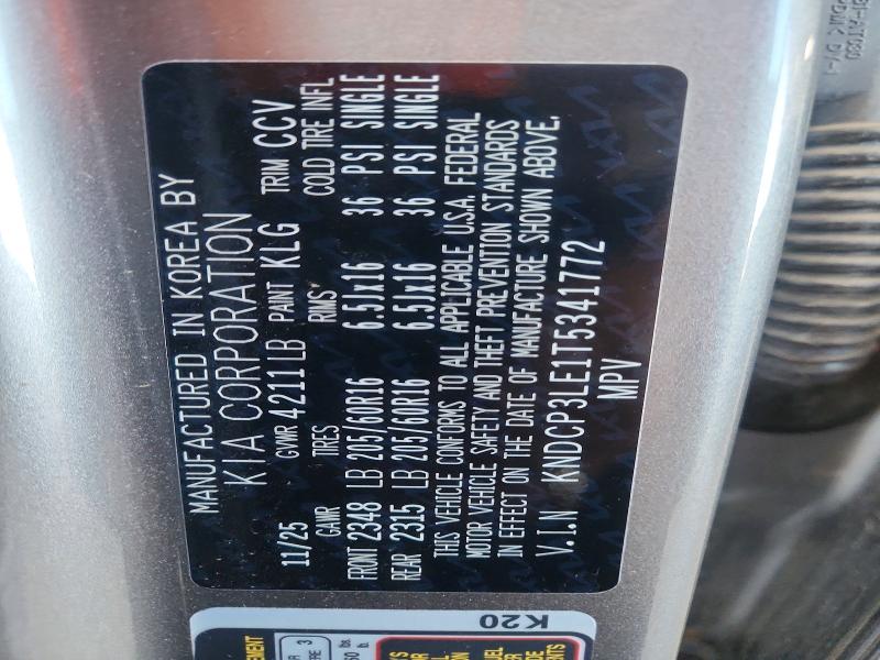 Продаж на аукціоні авто 2026 Kia Niro, vin: KNDCP3LE1T5341772, номер лоту: 67745706