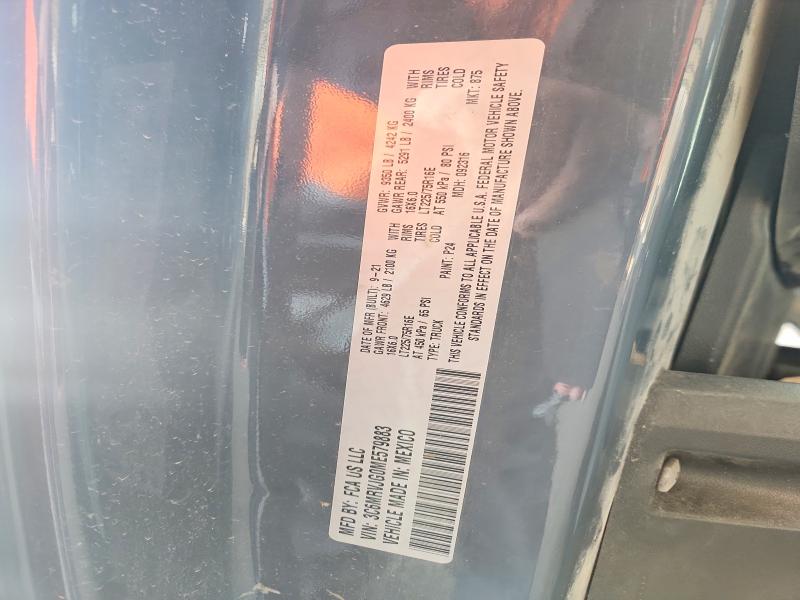 Продажа на аукционе авто 2021 Ram Promaster 3500, vin: 3C6MRVJG0ME579883, номер лота: 67253636