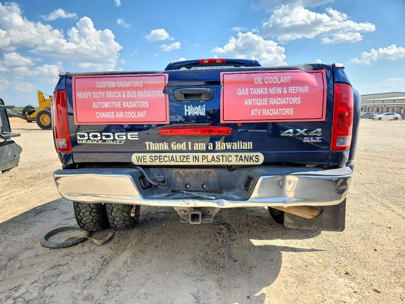 2003 Dodge Ram 3500 მანქანა იყიდება აუქციონზე, vin: 3D7MU48CX3G834679, აუქციონის ნომერი: 66021546