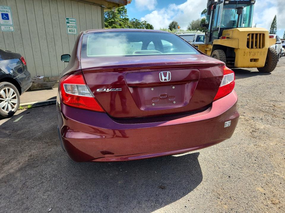 Auction sale of the 2012 Honda Civic, vin: 2HGFB2F52CH600667, lot number: 67521286