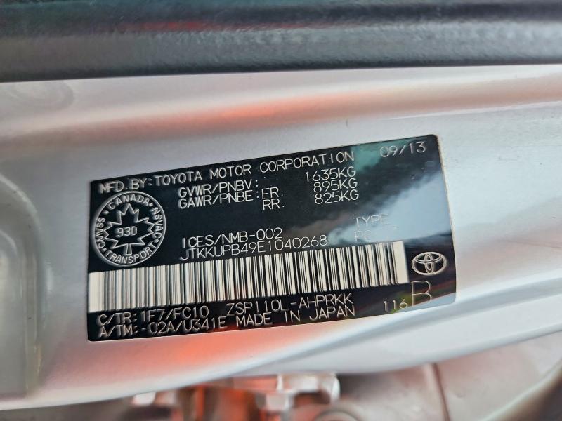 Aukcja sprzedaży 2014 Scion Scion Xd, vin: JTKKUPB49E1040268, numer aukcji: 66962256