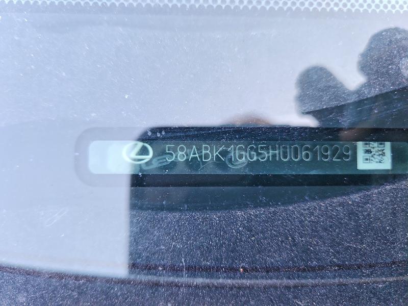 Aukcja sprzedaży 2017 Lexus Es 350, vin: 58ABK1GG5HU061929, numer aukcji: 68682636