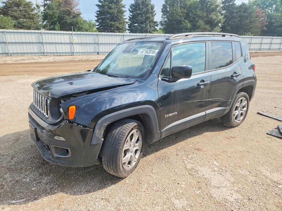 Продажа на аукционе авто 2017 Jeep Renegade, vin: ZACCJBBBXHPF57959, номер лота: 67162016