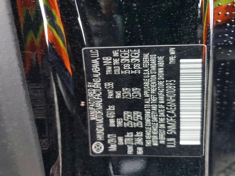 Продажа на аукционе авто 2022 Hyundai Tucson, vin: 5NMJFCAE6NH010893, номер лота: 70471566