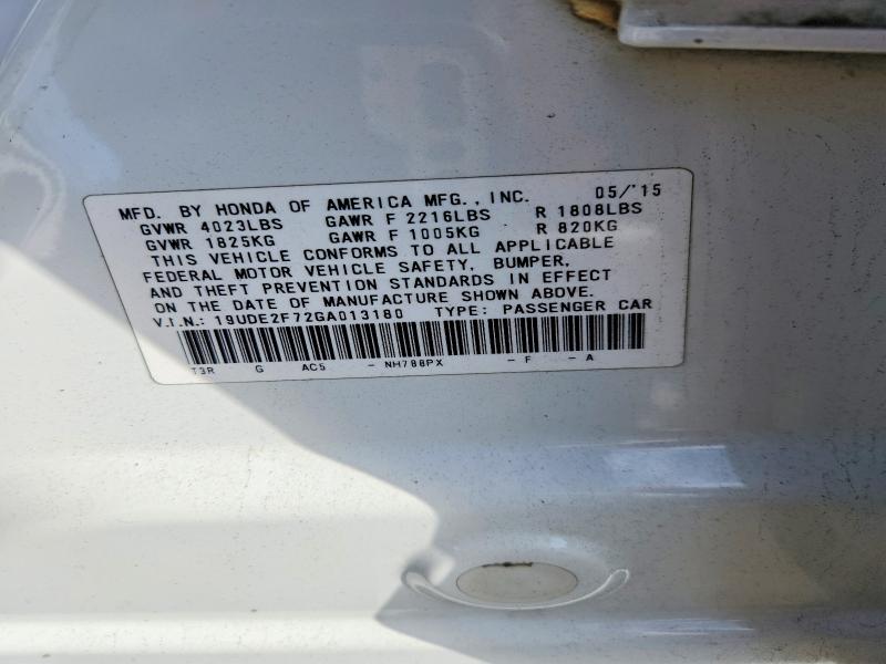 Продажа на аукционе авто 2016 Acura Ilx, vin: 19UDE2F72GA013180, номер лота: 68966456
