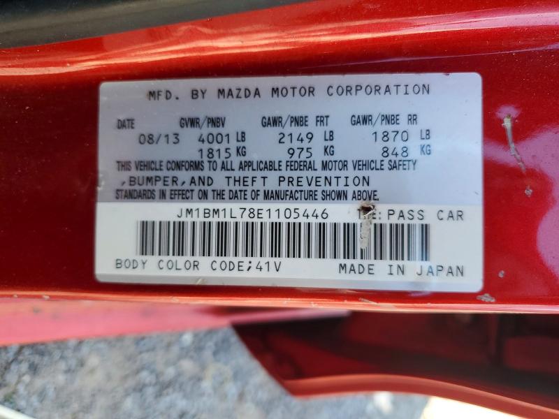 Aukcja sprzedaży 2014 Mazda 3, vin: JM1BM1L78E1105446, numer aukcji: 67426126