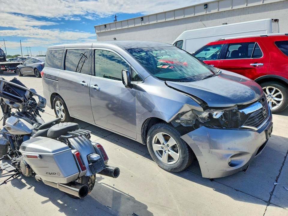 2015 Nissan Quest მანქანა იყიდება აუქციონზე, vin: JN8AE2KP6F9129333, აუქციონის ნომერი: 70071636