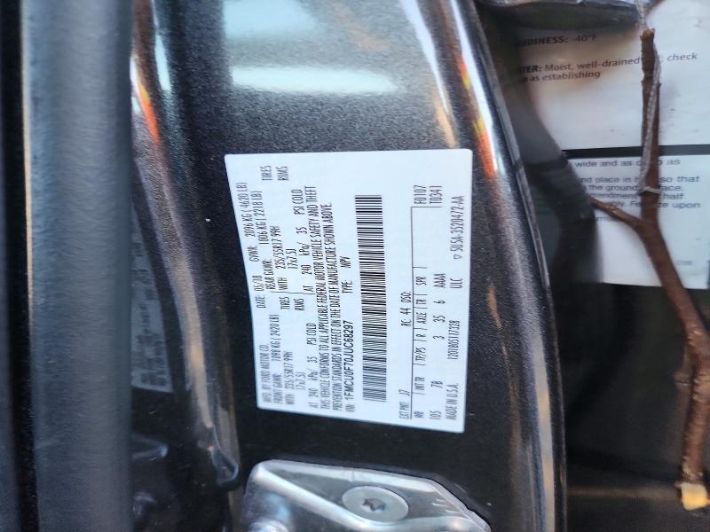 2018 Ford Escape მანქანა იყიდება აუქციონზე, vin: 1FMCU0F70JUC68297, აუქციონის ნომერი: 70372196