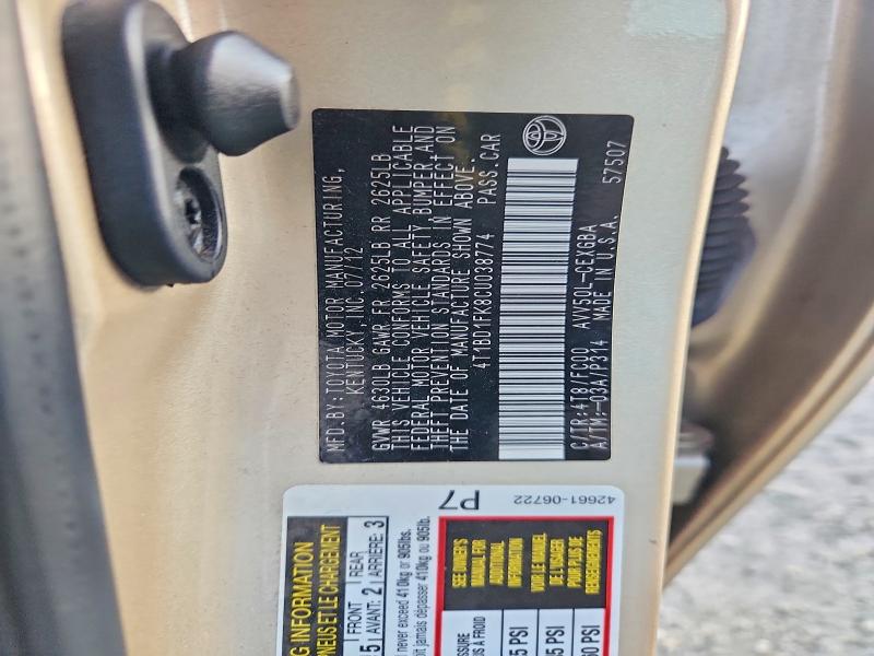69855696 :رقم المزاد ، 4T1BD1FK8CU038774 vin ، 2012 Toyota Camry Hybrid مزاد بيع