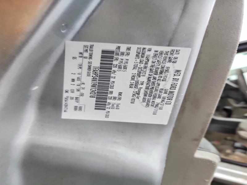2009 Ford Focus მანქანა იყიდება აუქციონზე, vin: 1FAHP34N19W124218, აუქციონის ნომერი: 70347286