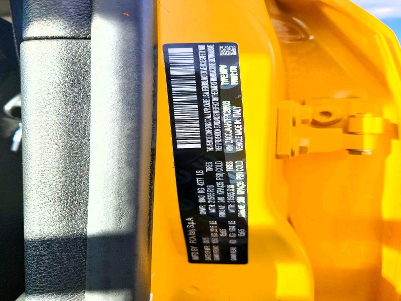 2015 Jeep Renegade მანქანა იყიდება აუქციონზე, vin: ZACCJAAH7FPC28603, აუქციონის ნომერი: 69230936