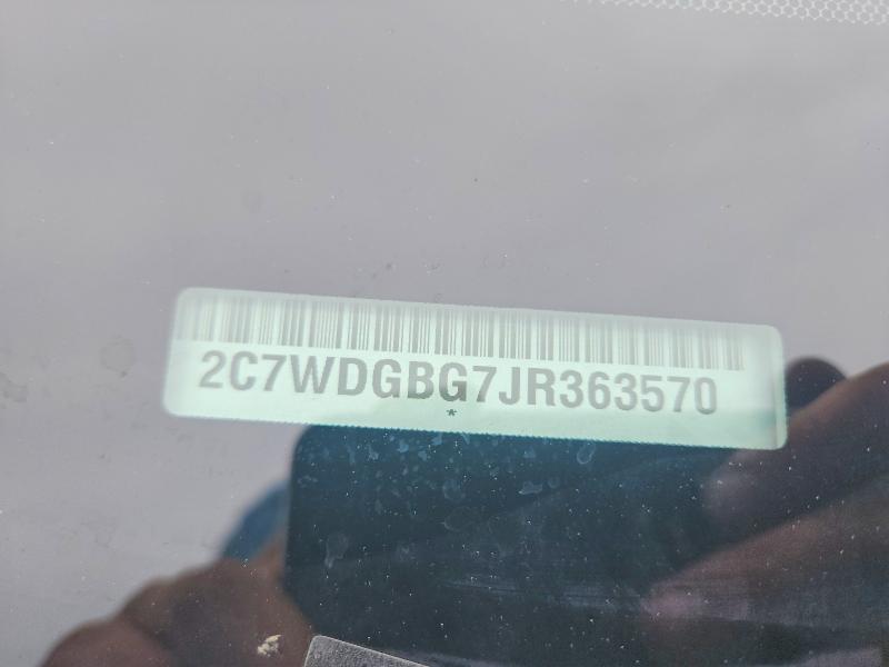 68799256 :رقم المزاد ، 2C7WDGBG7JR363570 vin ، 2018 Dodge Grand Caravan مزاد بيع