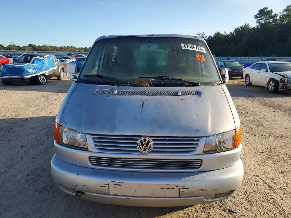 2002 Volkswagen Eurovan მანქანა იყიდება აუქციონზე, vin: WV2KB47092H076225, აუქციონის ნომერი: 67956726