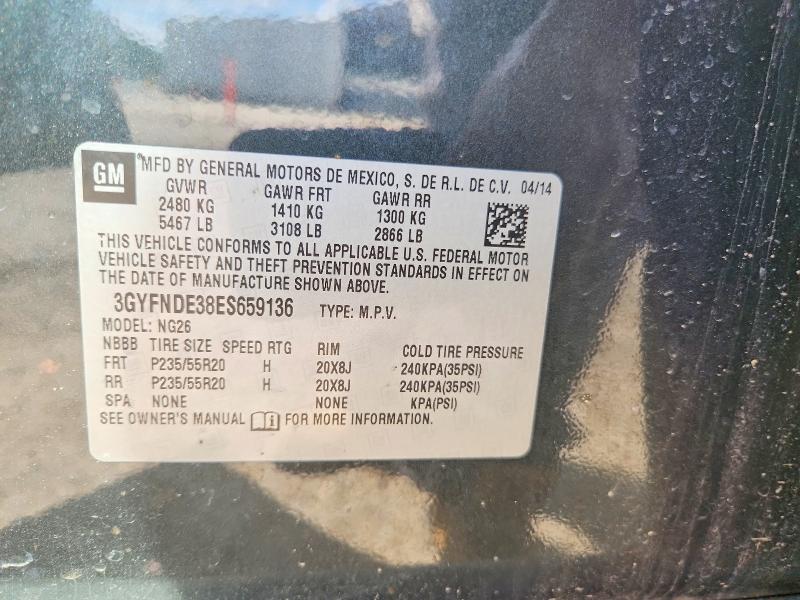 Продаж на аукціоні авто 2014 Cadillac Srx, vin: 3GYFNDE38ES659136, номер лоту: 68270386