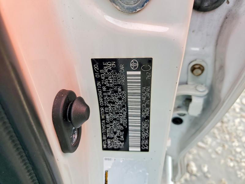 Продаж на аукціоні авто 2020 Toyota Corolla, vin: JTDEPRAE2LJ103628, номер лоту: 69720456