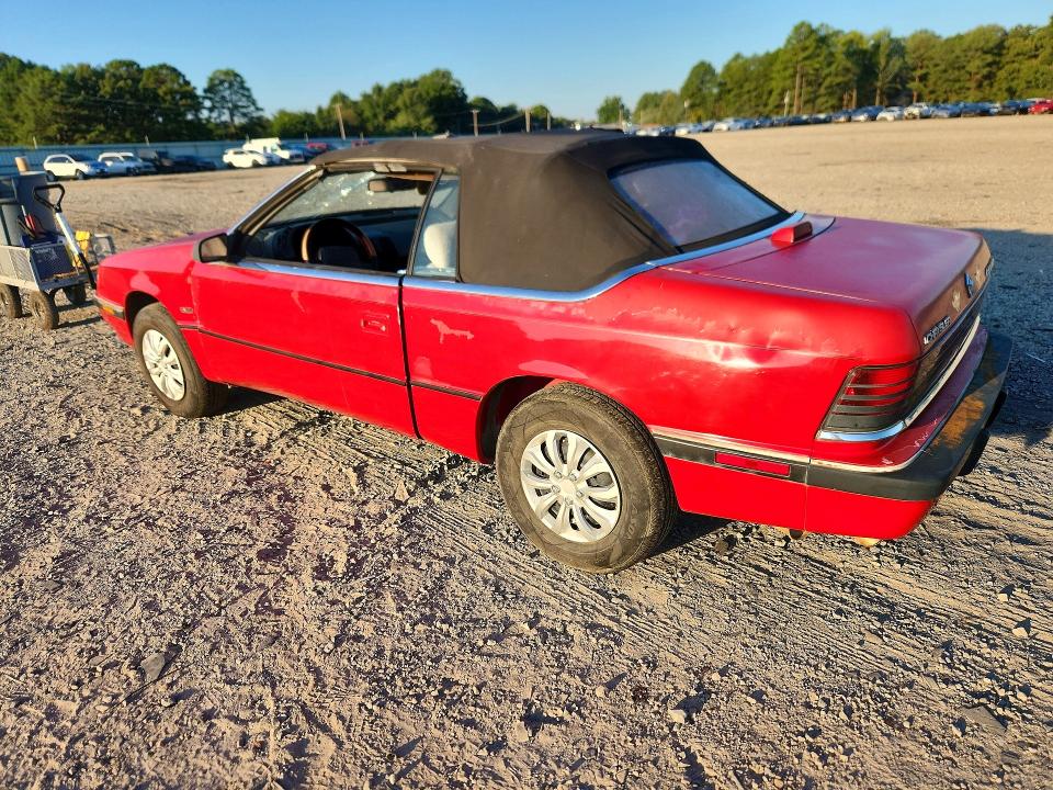 1991 Chrysler Lebaron მანქანა იყიდება აუქციონზე, vin: 1C3XJ4532MG139960, აუქციონის ნომერი: 66898046