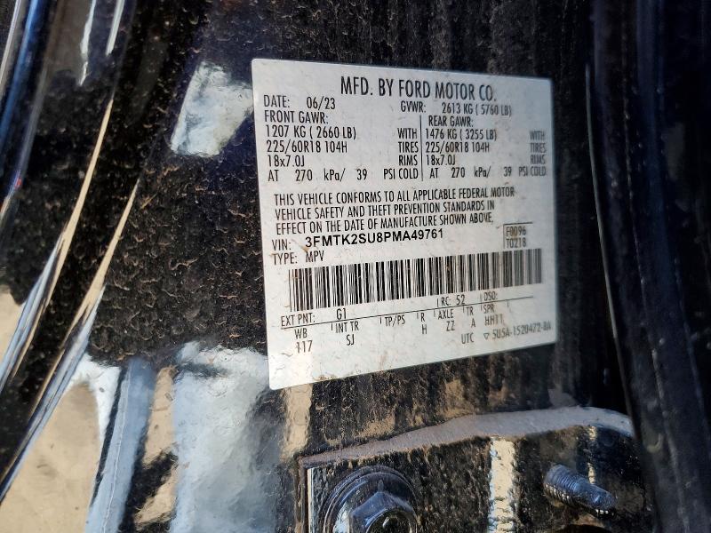Продажа на аукционе авто 2023 Ford Mustang Mach-e, vin: 3FMTK2SU8PMA49761, номер лота: 67978286