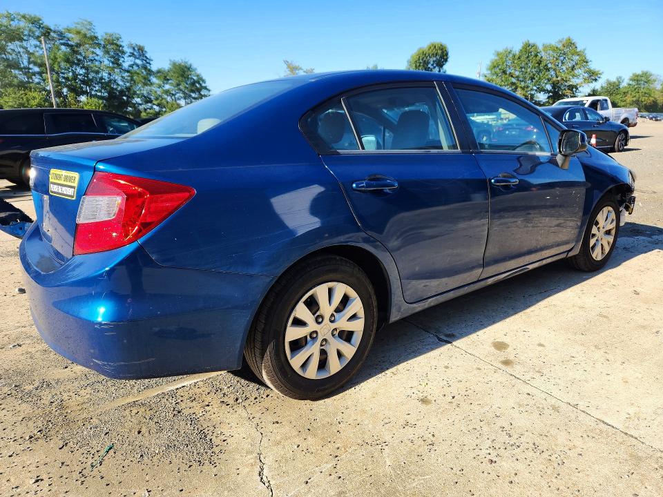 69131946 :رقم المزاد ، 2HGFB2F51CH535665 vin ، 2012 Honda Civic مزاد بيع