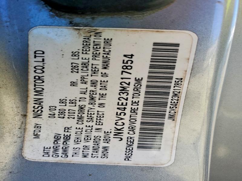 67522086 :رقم المزاد ، JNKCV54E23M217854 vin ، 2003 Infiniti G35 مزاد بيع