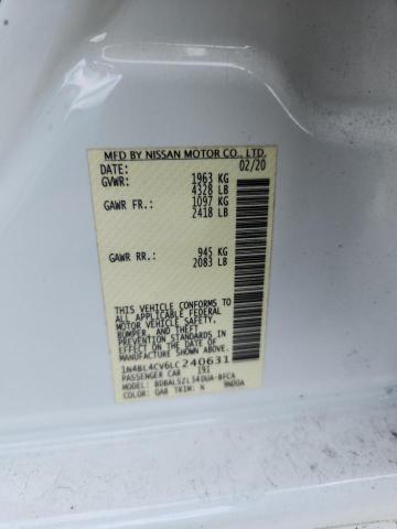 Продаж на аукціоні авто 2020 Nissan Altima, vin: 1N4BL4CV6LC240631, номер лоту: 69583356