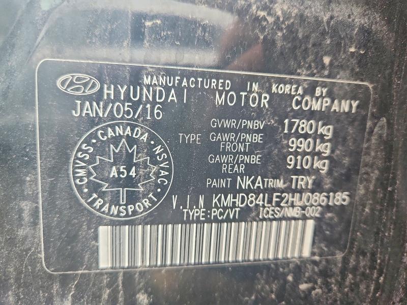 Aukcja sprzedaży 2017 Hyundai Elantra, vin: KMHD84LF2HU086185, numer aukcji: 68495086