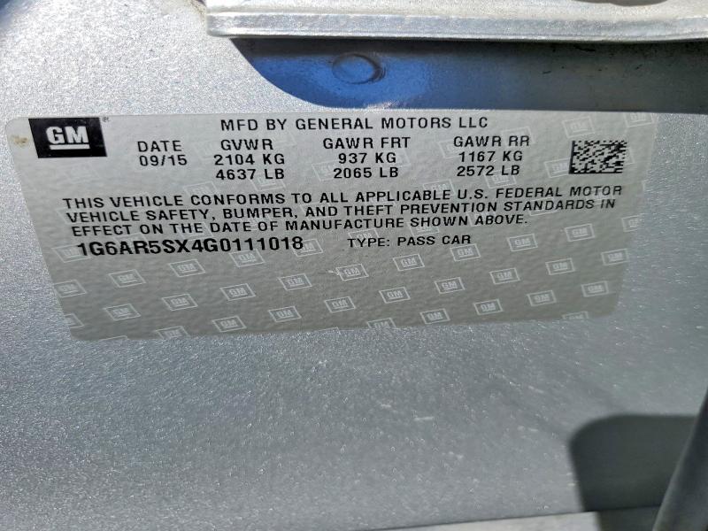 Продаж на аукціоні авто 2016 Cadillac Cts, vin: 1G6AR5SX4G0111018, номер лоту: 70498946