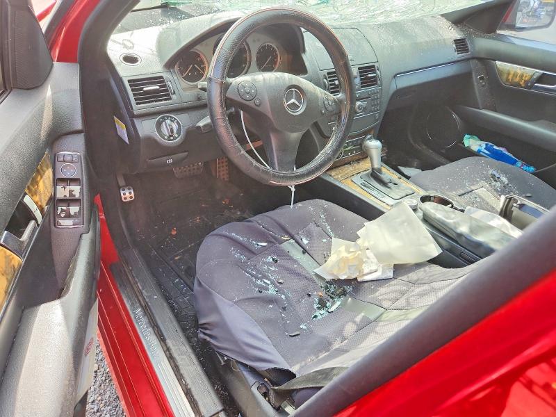 2008 Mercedes-benz C მანქანა იყიდება აუქციონზე, vin: WDDGF56XX8F015926, აუქციონის ნომერი: 68227236