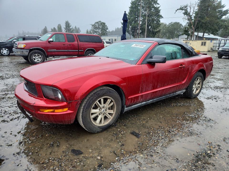 2007 Ford Mustang მანქანა იყიდება აუქციონზე, vin: 1ZVFT84N875354672, აუქციონის ნომერი: 70481936