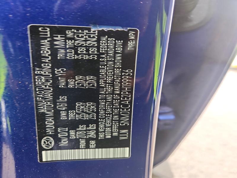 Aukcja sprzedaży 2023 Hyundai Tucson, vin: 5NMJECAE2PH199936, numer aukcji: 68662376