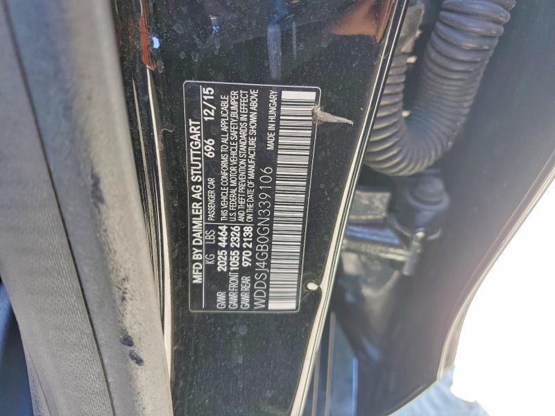 Aukcja sprzedaży 2016 Mercedes-benz Cla, vin: WDDSJ4GB0GN339106, numer aukcji: 68786336