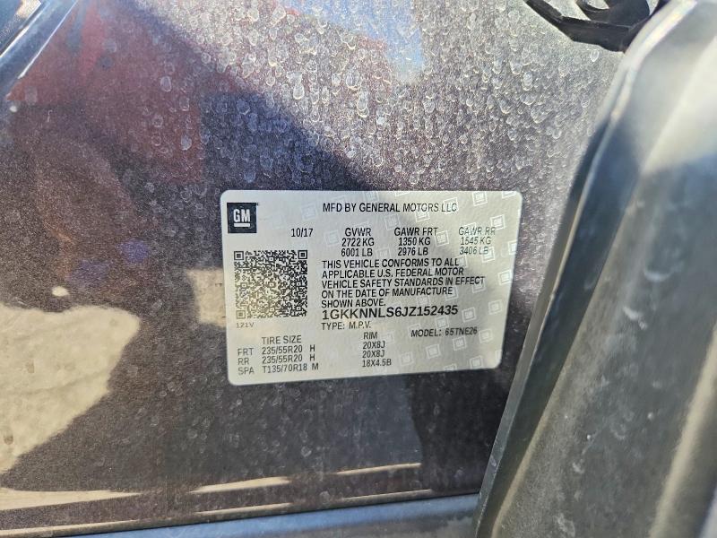Продажа на аукционе авто 2018 Gmc Acadia, vin: 1GKKNNLS6JZ152435, номер лота: 70645926