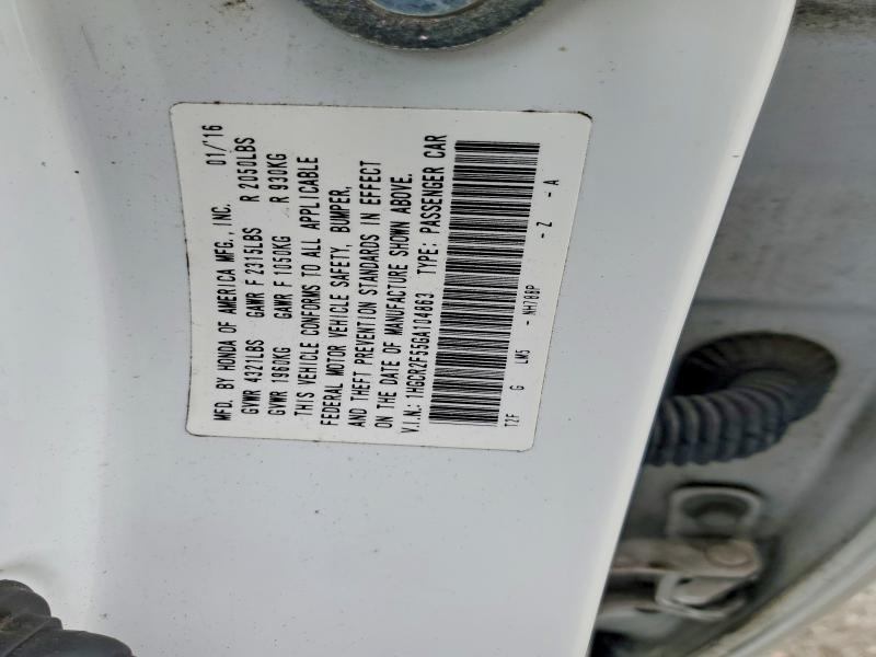 Aukcja sprzedaży 2016 Honda Accord, vin: 1HGCR2F55GA104863, numer aukcji: 70111666