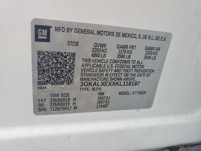 Продажа на аукционе авто 2019 Gmc Terrain, vin: 3GKALXEXXKL118187, номер лота: 67837166